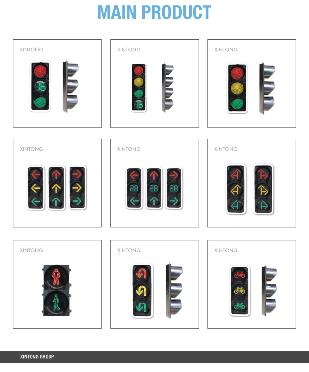 Xintong Price Solar Wireless Traffic Light Control System